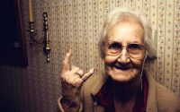 elderly woman in Japan