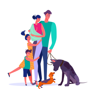 a family protected with life insurance