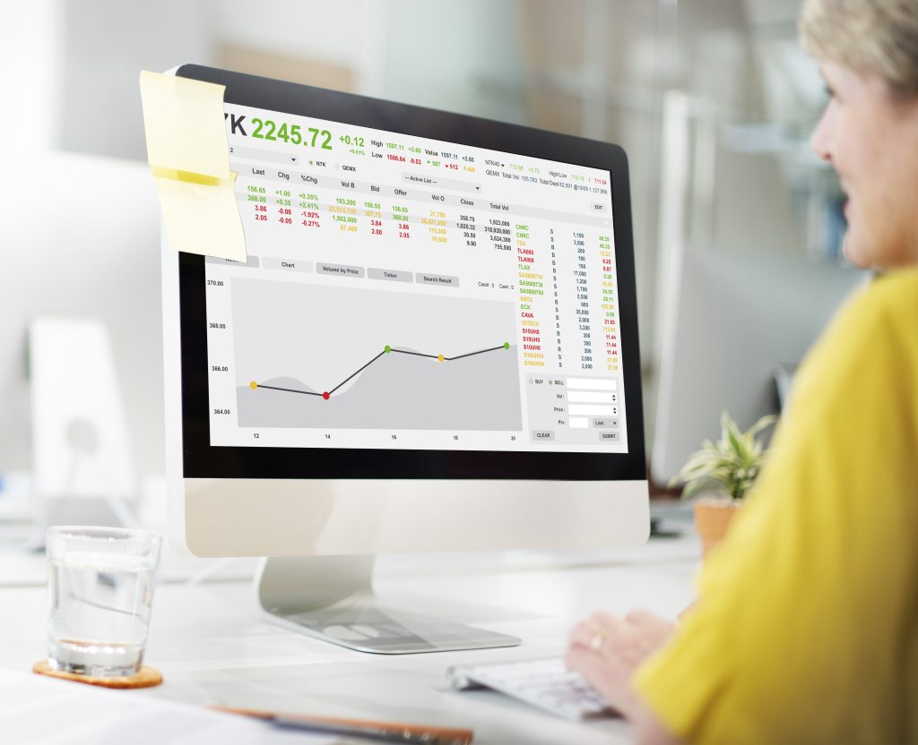 stock exchange trading forex finance graphic concept scaled