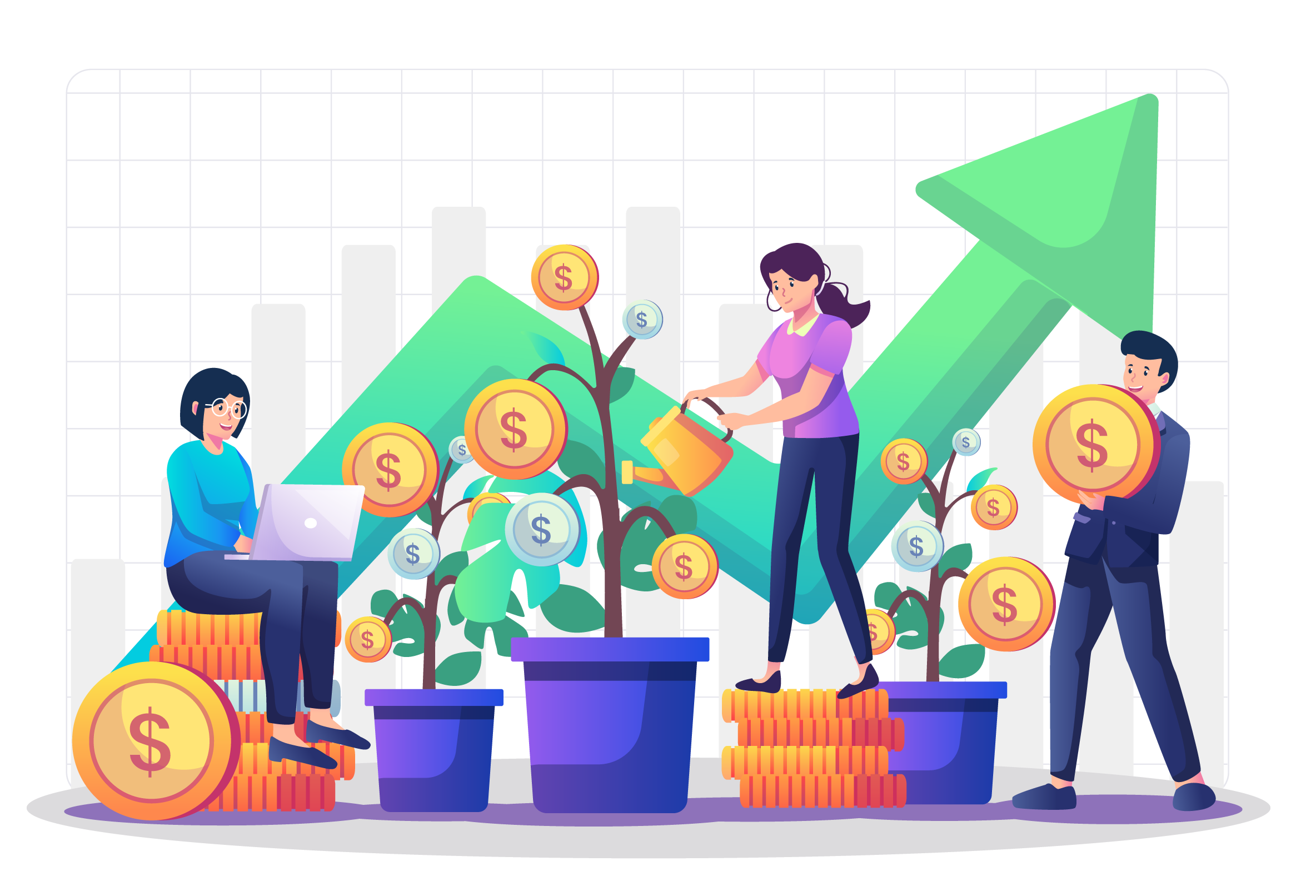 Investing with tax privileged investment accounts.